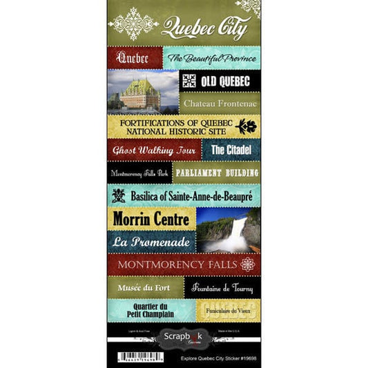 Quebec Explore - 6x12 Stickers