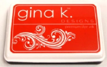 Gina K Ink Pad - Red Hot