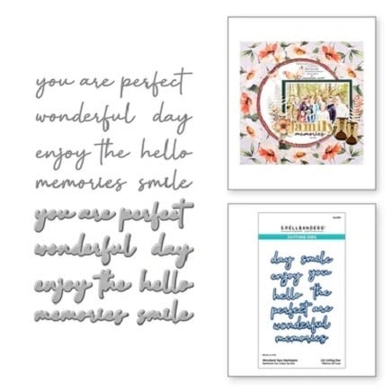 Woodland Tales Collection - Woodland Tales Sentiments - Dies
