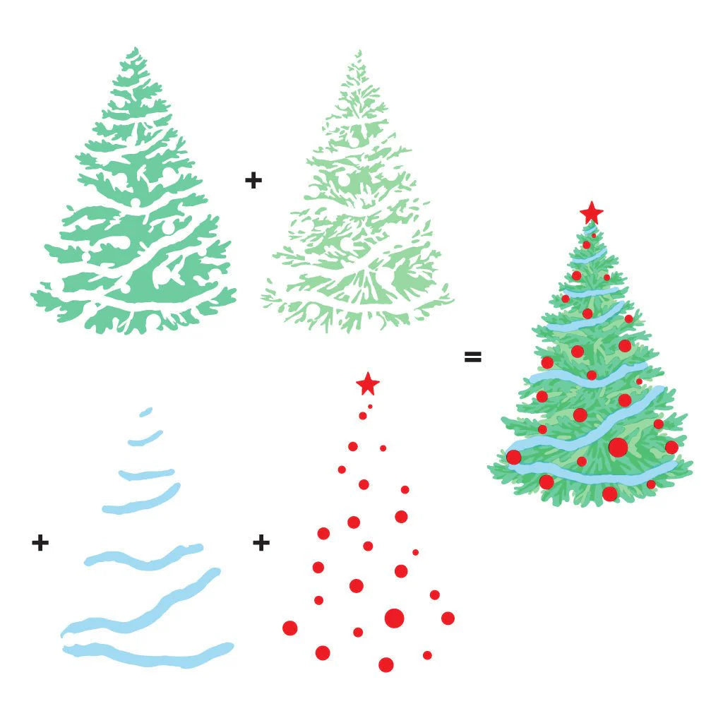 O Christmas Tree - Layering Stencil