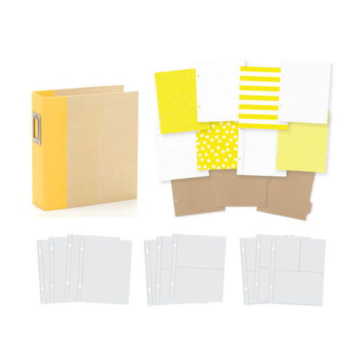 6x8 SN@P! Binder - Yellow