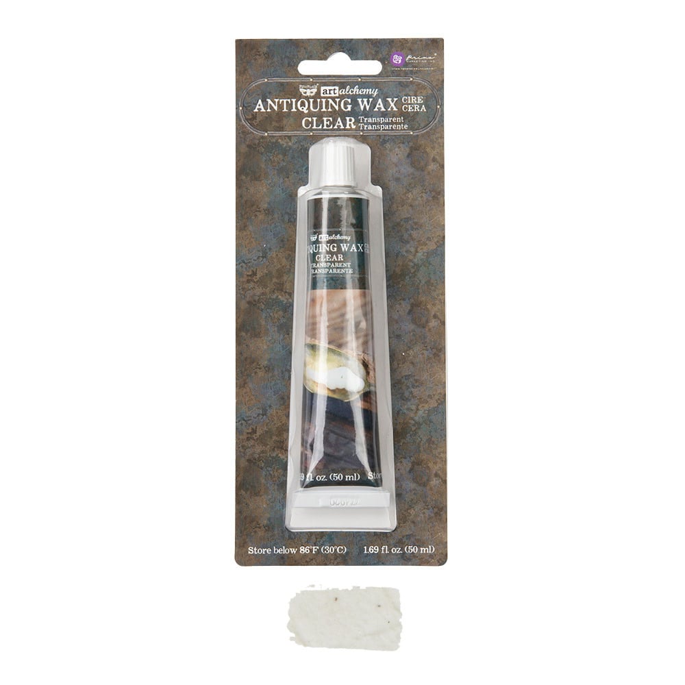 Art Alchemy - Antiquing Wax - Clear - 1 tube, 1.69 fl oz (50 ml)