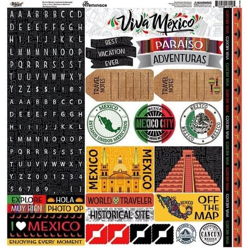 Mexico -12x12  Stickers