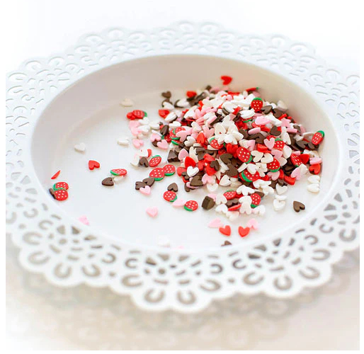 Strawberry Valentine - Clay Confetti