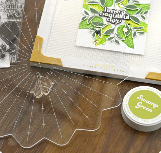 Altenew Stampwheel Radial Grid Flip Plate