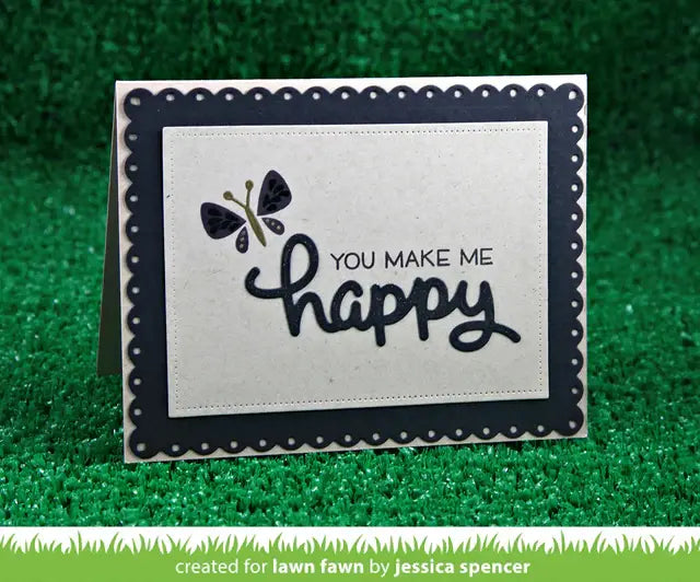 Scripty Happy - Die & Outline