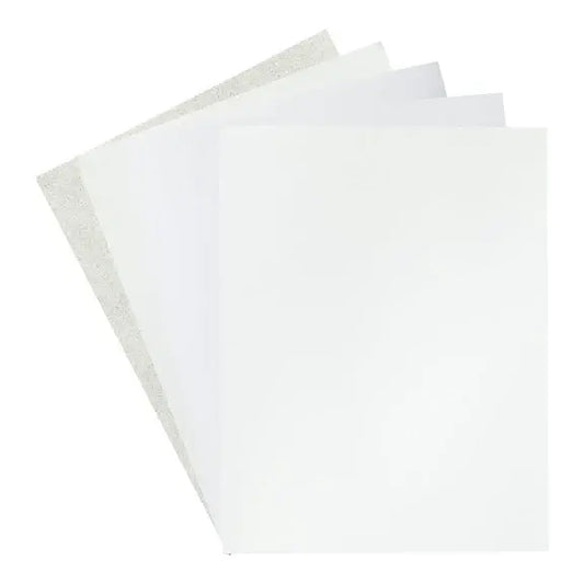 8.5x11 - Antique White - Assorted Treasured Cardstock