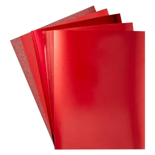 8.5x11 - Ruby - Assorted Treasured Cardstock