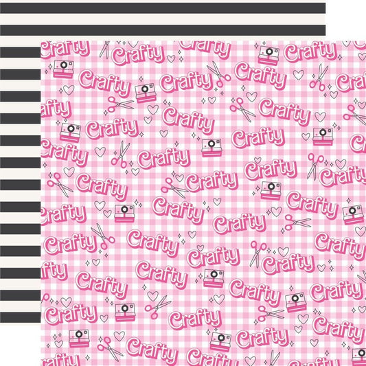 Crafty Babe - Crafty Times- 12x12 Pattern Paper*