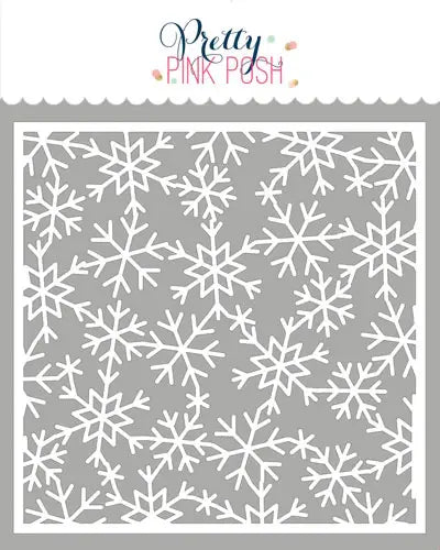 Snowflake Background - Stencil