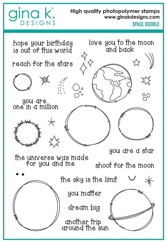 Space Doodle - Stamps
