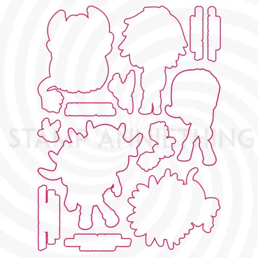 Stay Strong, Smart and Fearless - Stamps and Dies