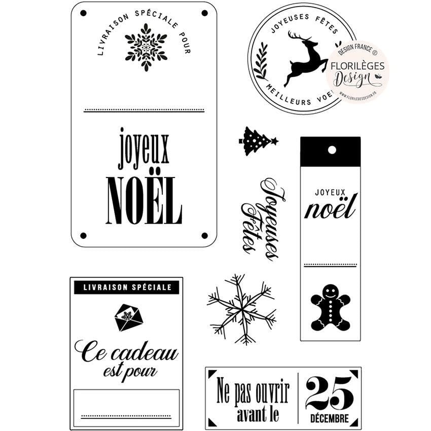 Stamps/Tampons Clear ÉTIQUETTES DE FÊTE