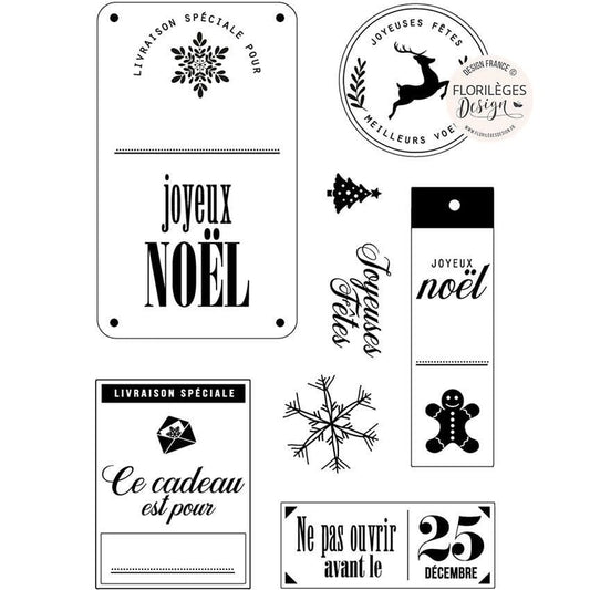 Stamps/Tampons Clear ÉTIQUETTES DE FÊTE