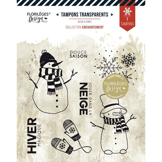 Stamps/Tampons Clear HIVER MAGIQUE