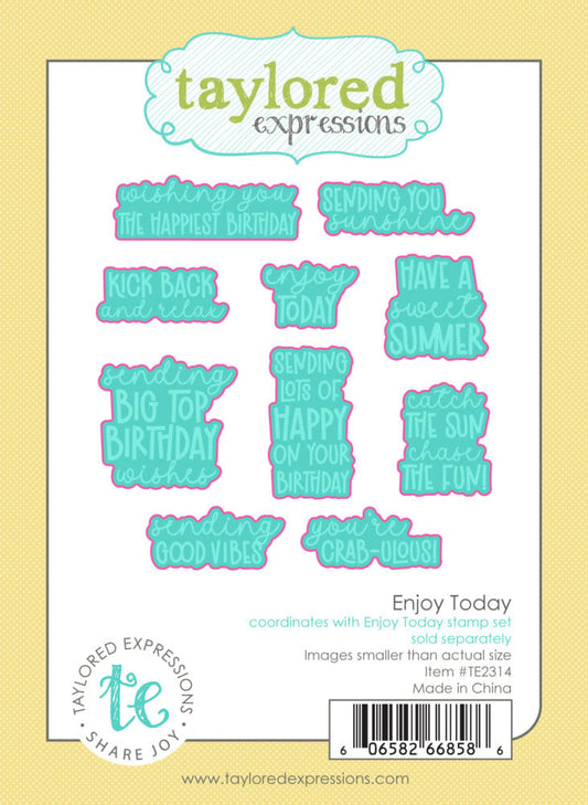 Enjoy Today - Stamps and Dies