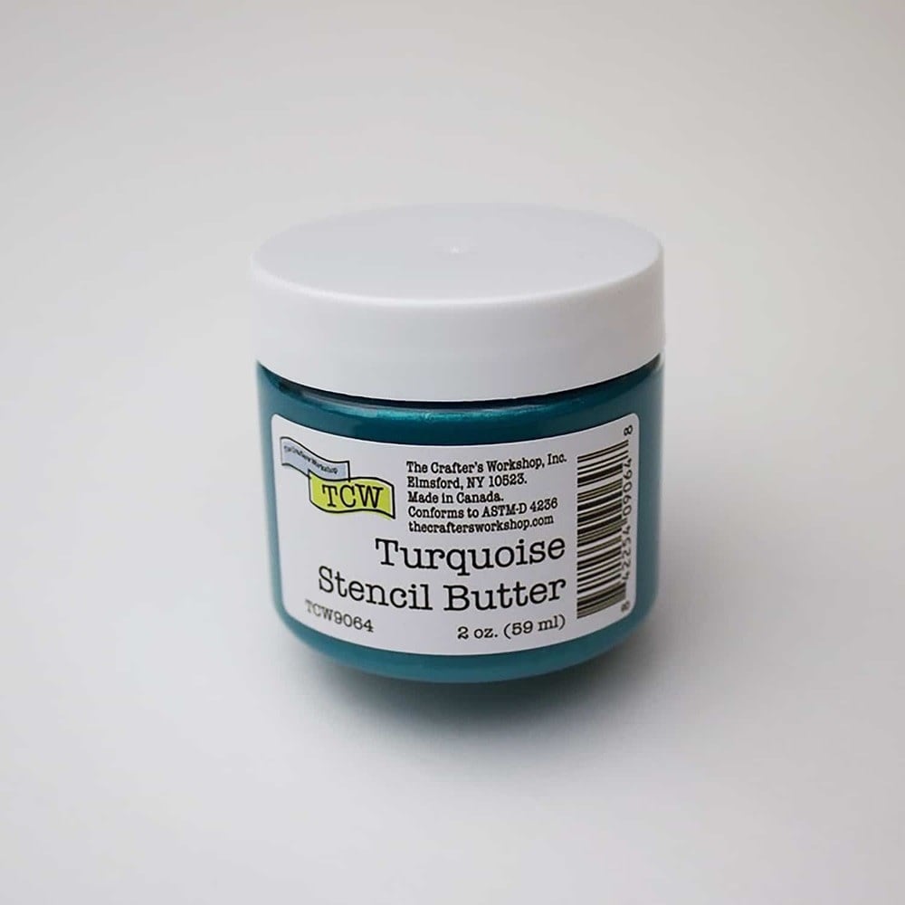 Stencil Butter 2 oz. - Turquoise