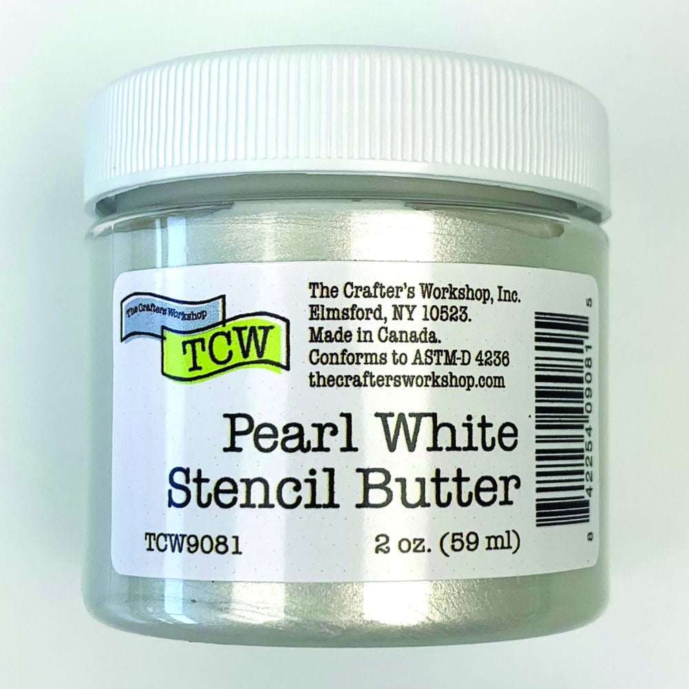 Stencil Butter  2 oz. -  Pearl White
