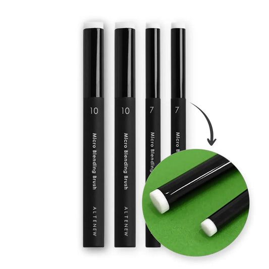 Micro Blending Brush Set (flat Bristles)