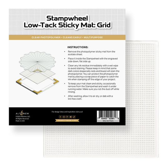 Low Tack Sticky Mat : Grid