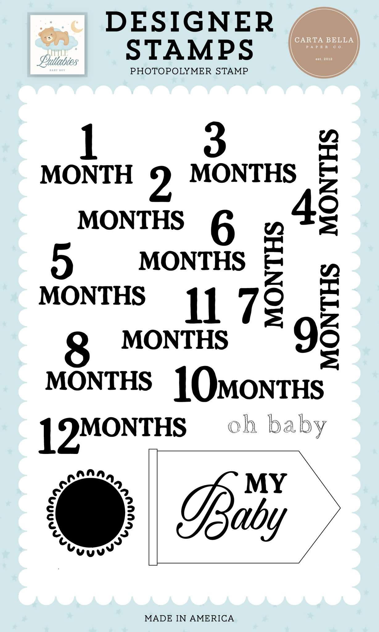 Little Lullabies- Baby Boy - Stamps