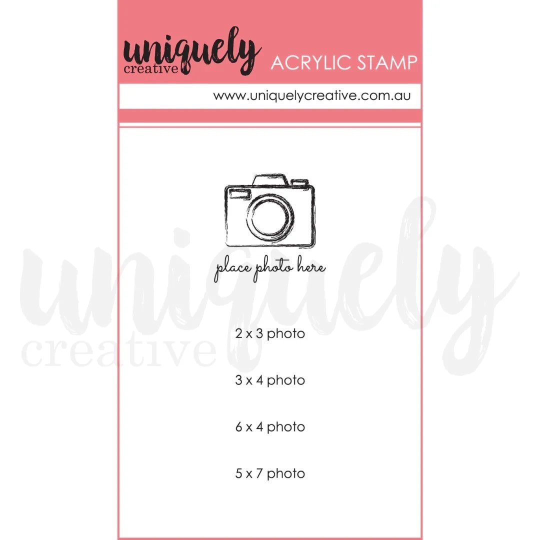 Place Photo Here Mark Making - Stamps