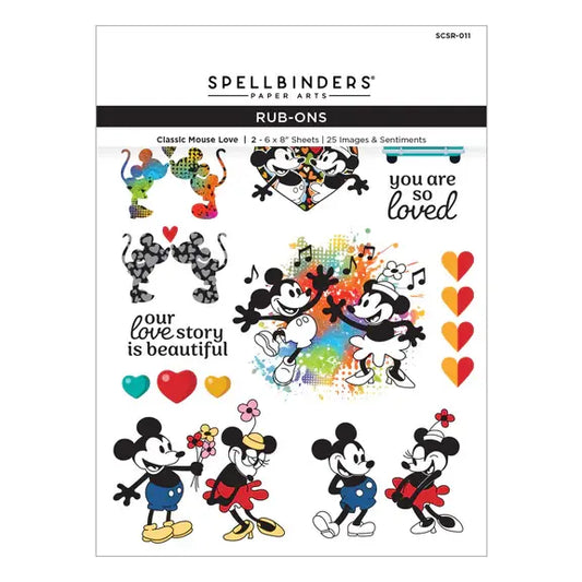 Classic Mouse Love - Rub-Ons