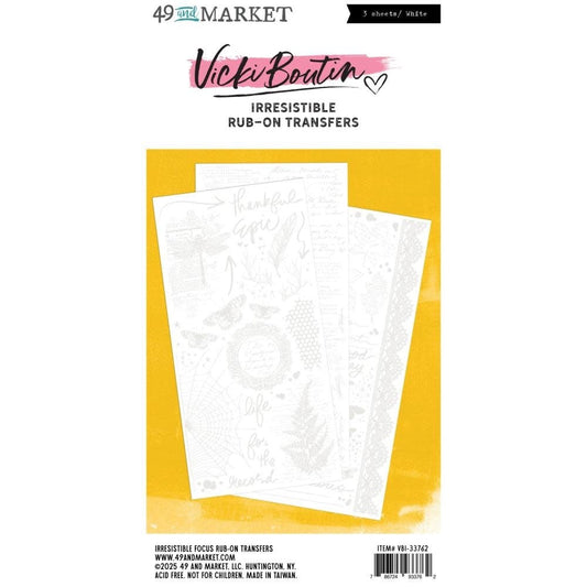 Irresistible Focus by Vicki Boutin - Rub Ons