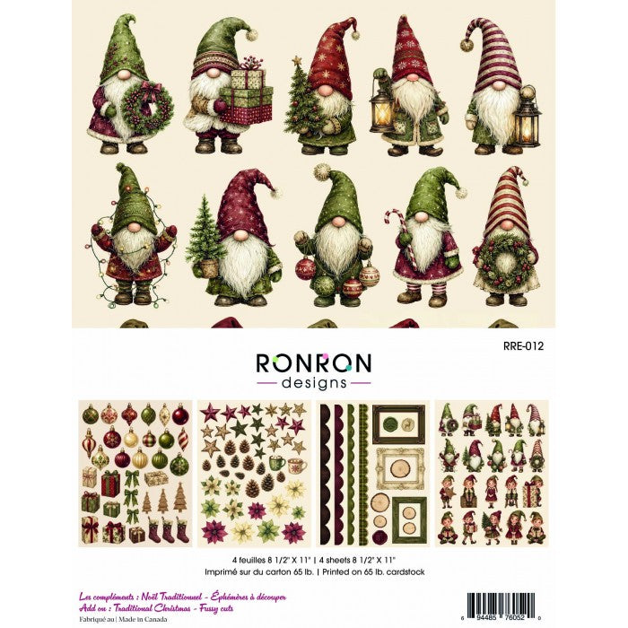 Traditional Christmas - Die Cuts Fussy Cutting