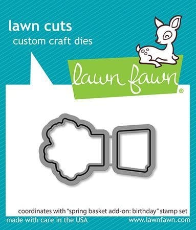 Spring Basket Add-On - Birthday Stamps, Lawn Cuts and Coloring Stencils