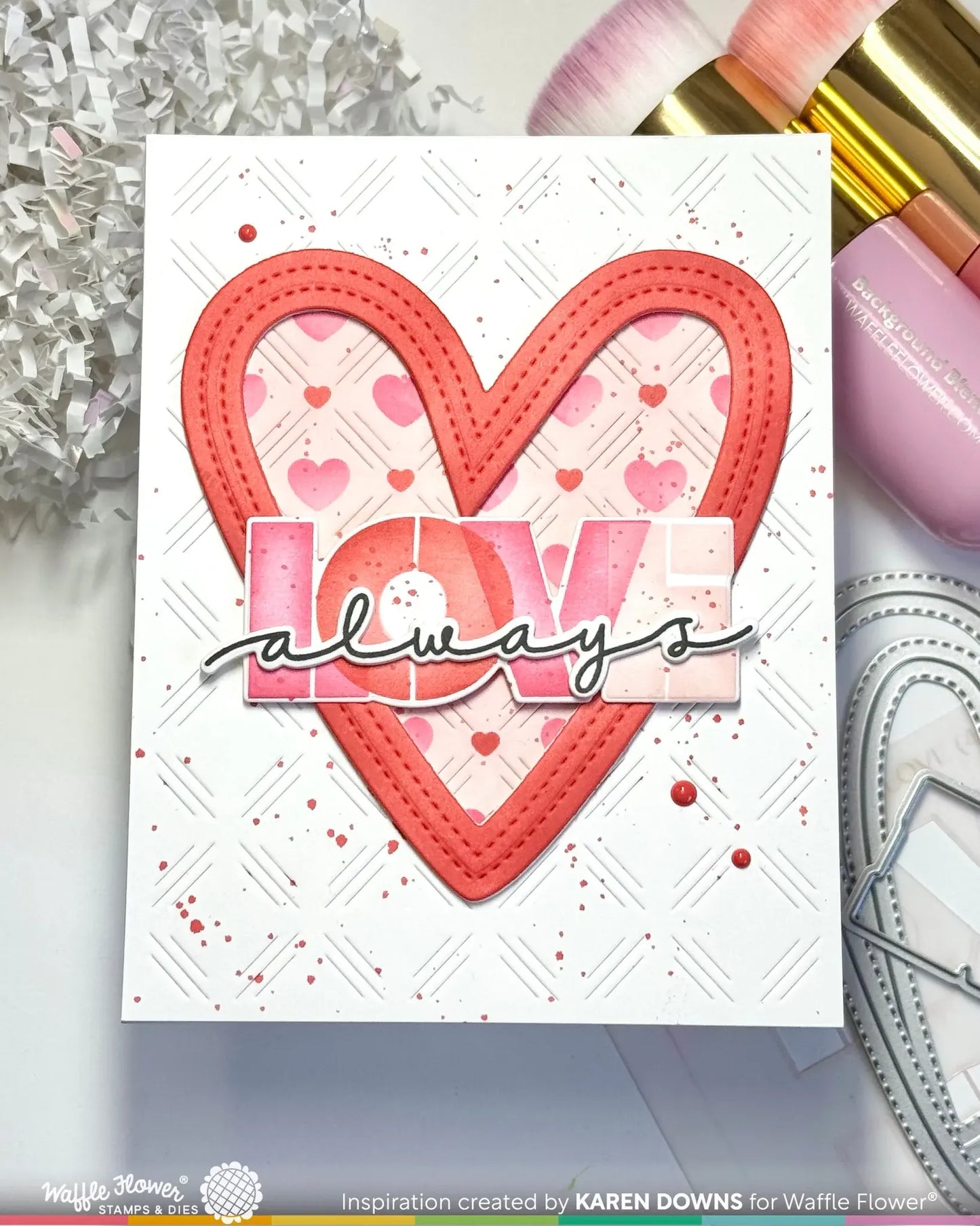 Double Stitched Heart - Dies