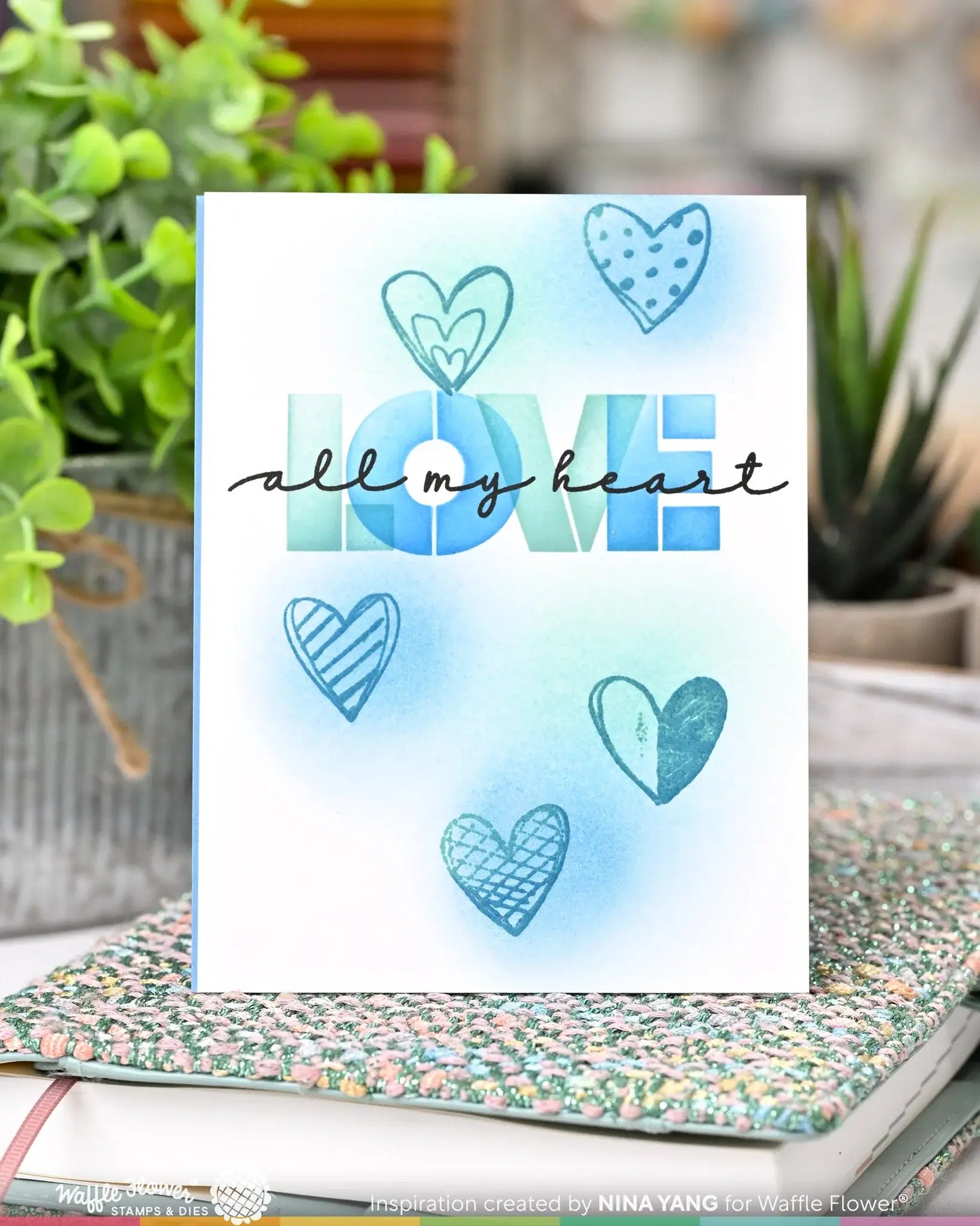 Inside Accents Heart - Stamps