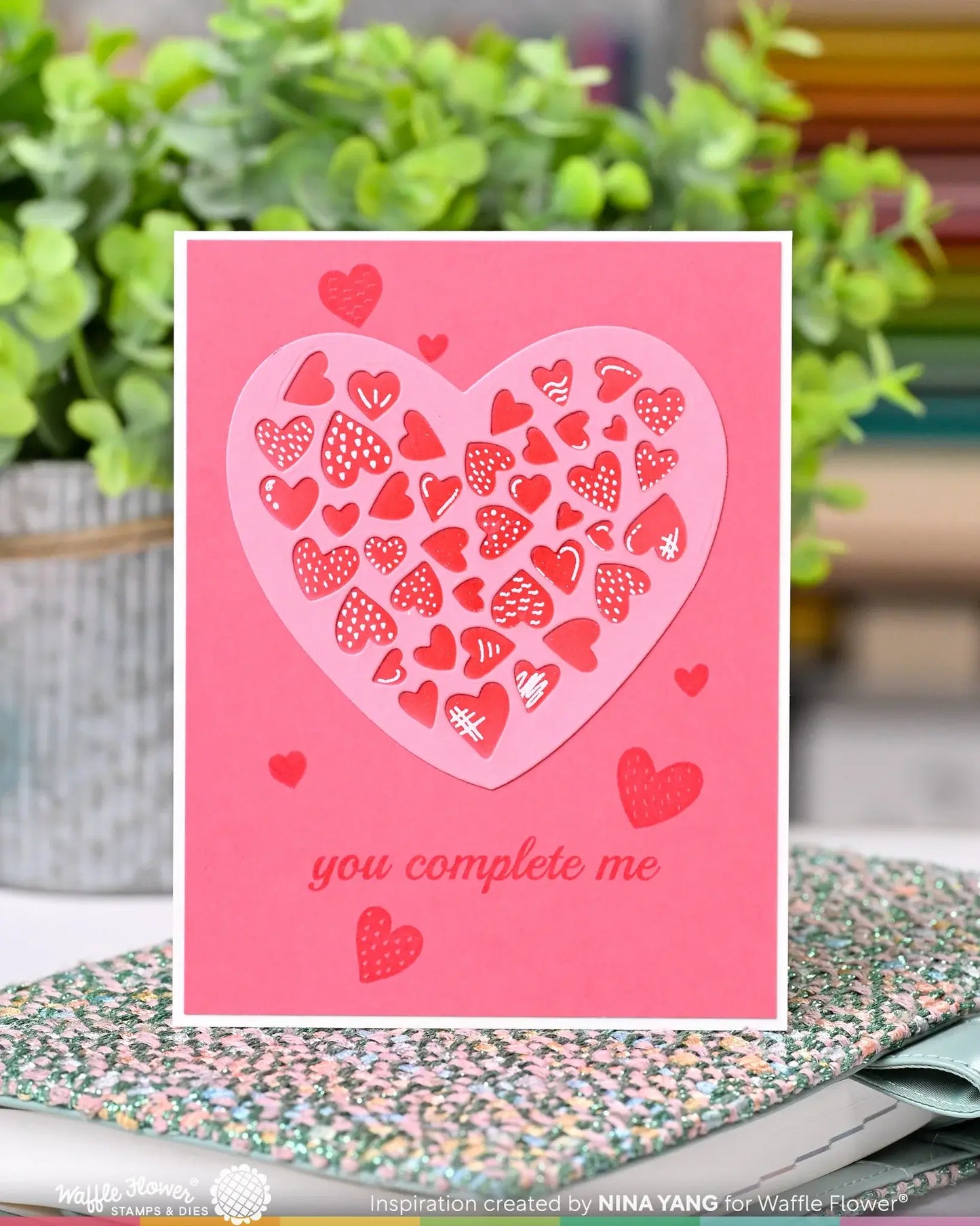 Inlaid Heart - Detail Stamps