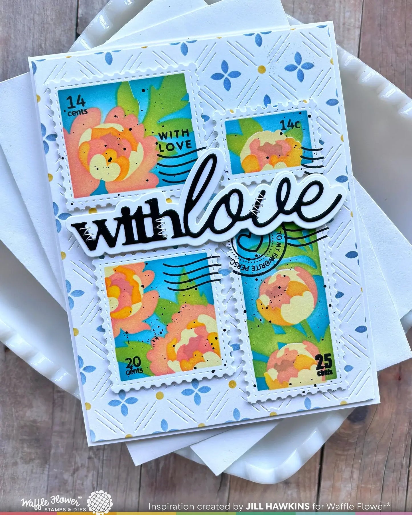 Dashed Lattice Dots - Stencil