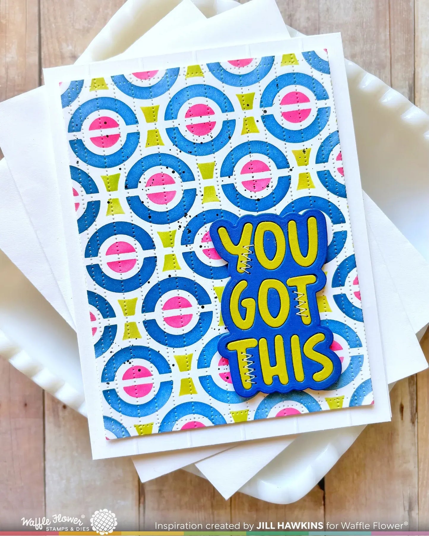 Happy Circles - Stencil