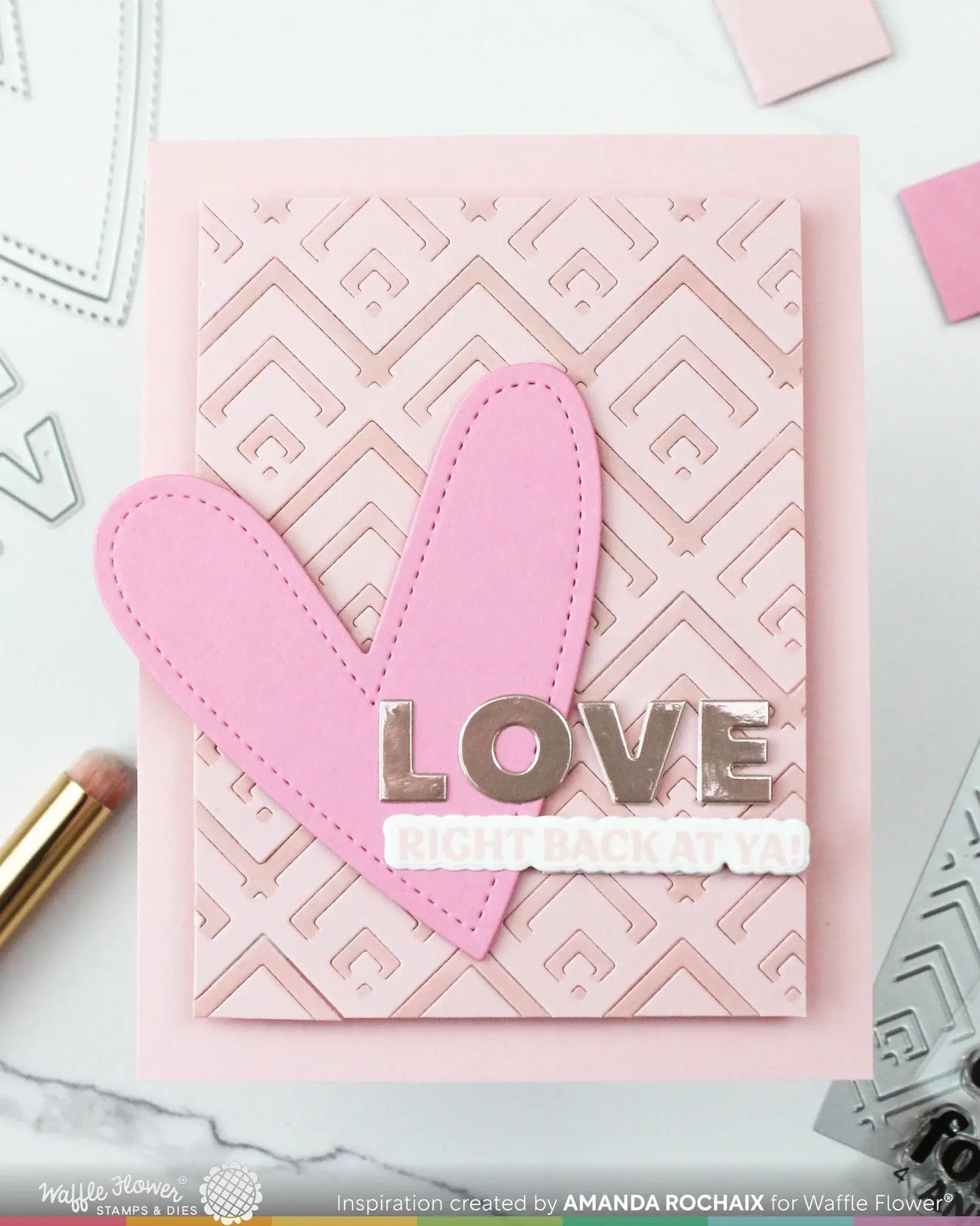 Happy Cheverons - Texture Die