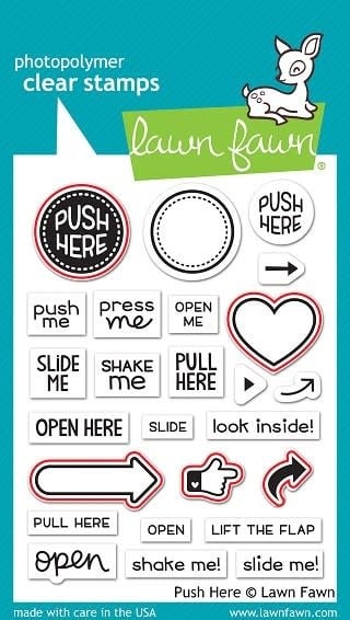 Push Here - Stamps and Lawn Cuts