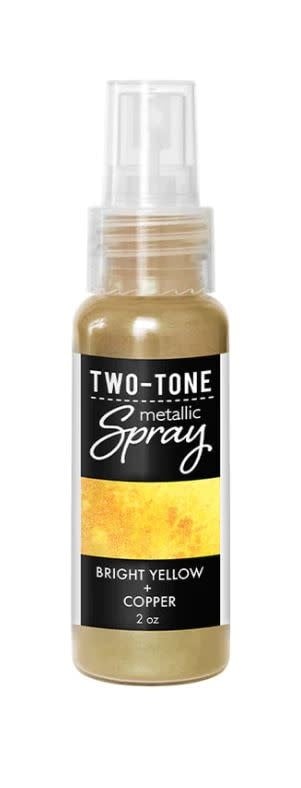 Two Tone Metallic Spray - Bright Yellow & Copper*
